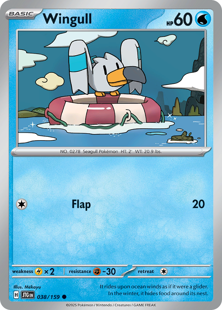 Wingull — Journey Together card #38 full image