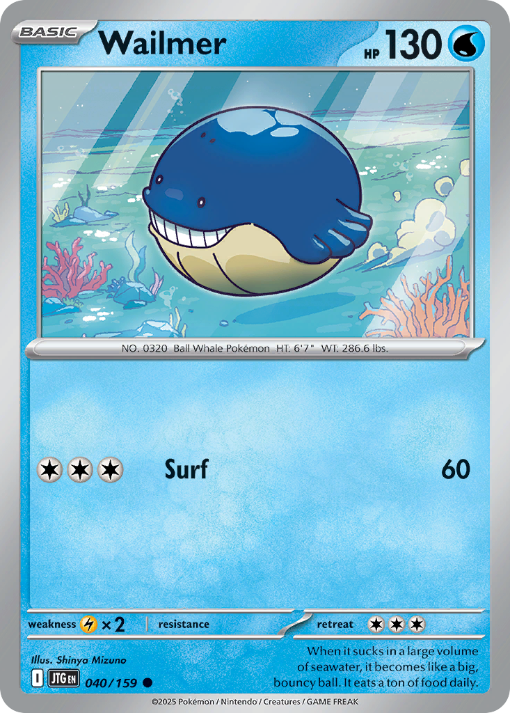 Wailmer — Journey Together card #40 full image