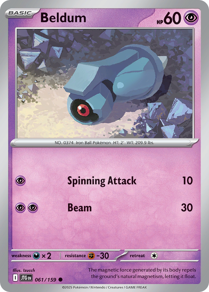 Beldum — Journey Together card #61 full image
