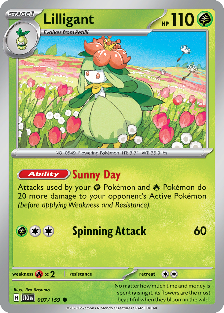 Lilligant — Journey Together card #7 full image