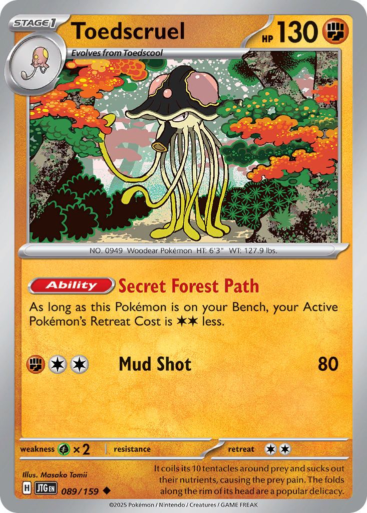 Toedscruel — Journey Together card #89 full image