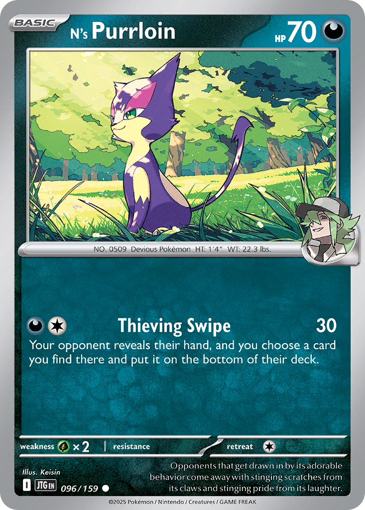 N's Purrloin — Journey Together card #96 full image