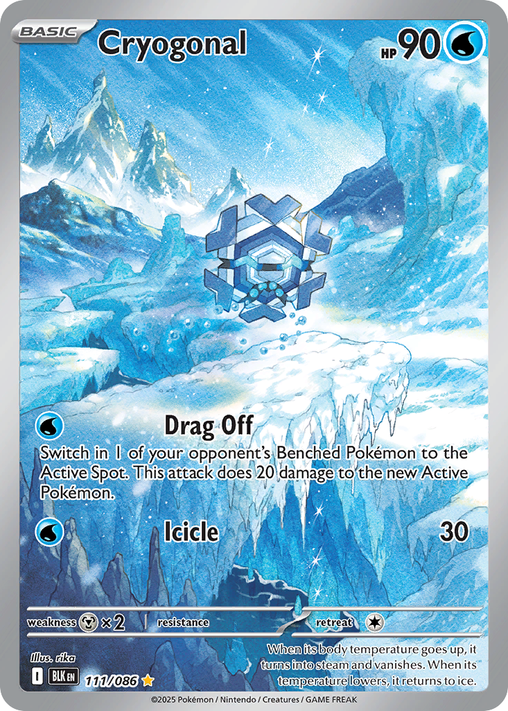Cryogonal — Black Bolt card #111 full image