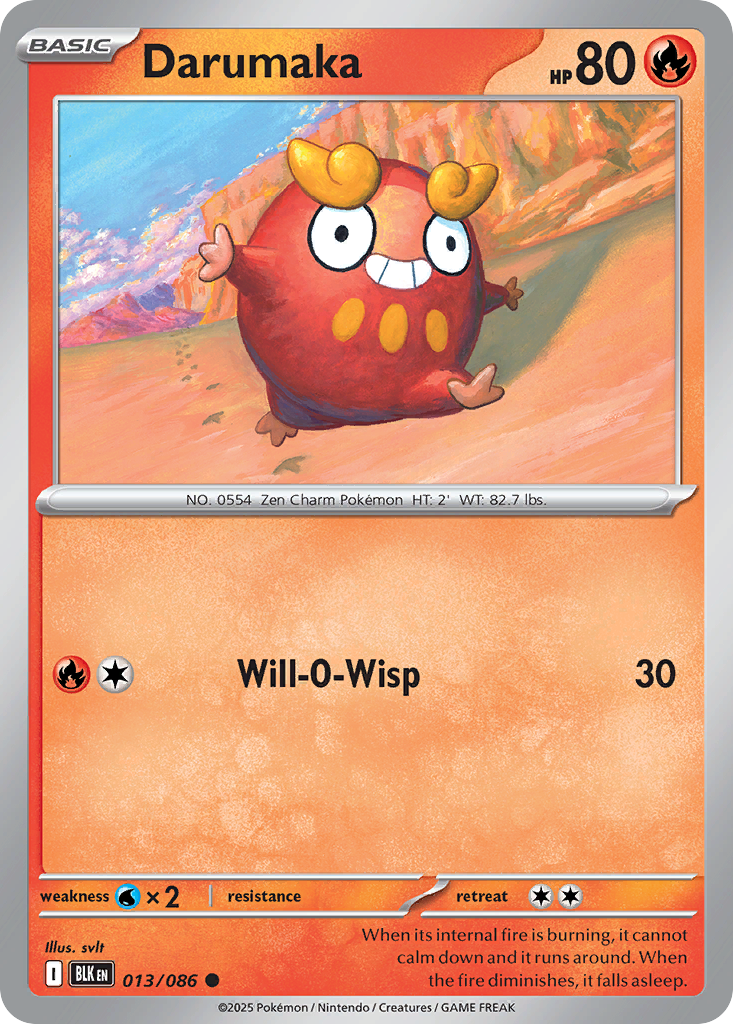 Darumaka — Black Bolt card #13 full image