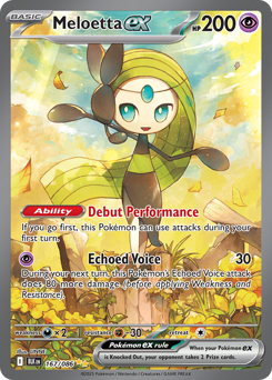 Meloetta ex — Black Bolt #167