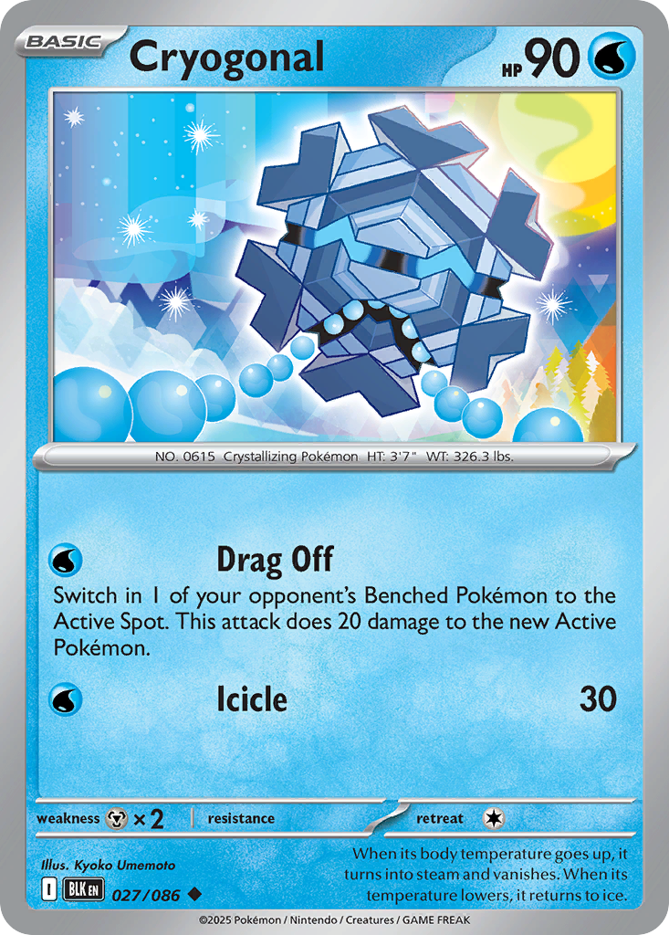 Cryogonal — Black Bolt card #27 full image
