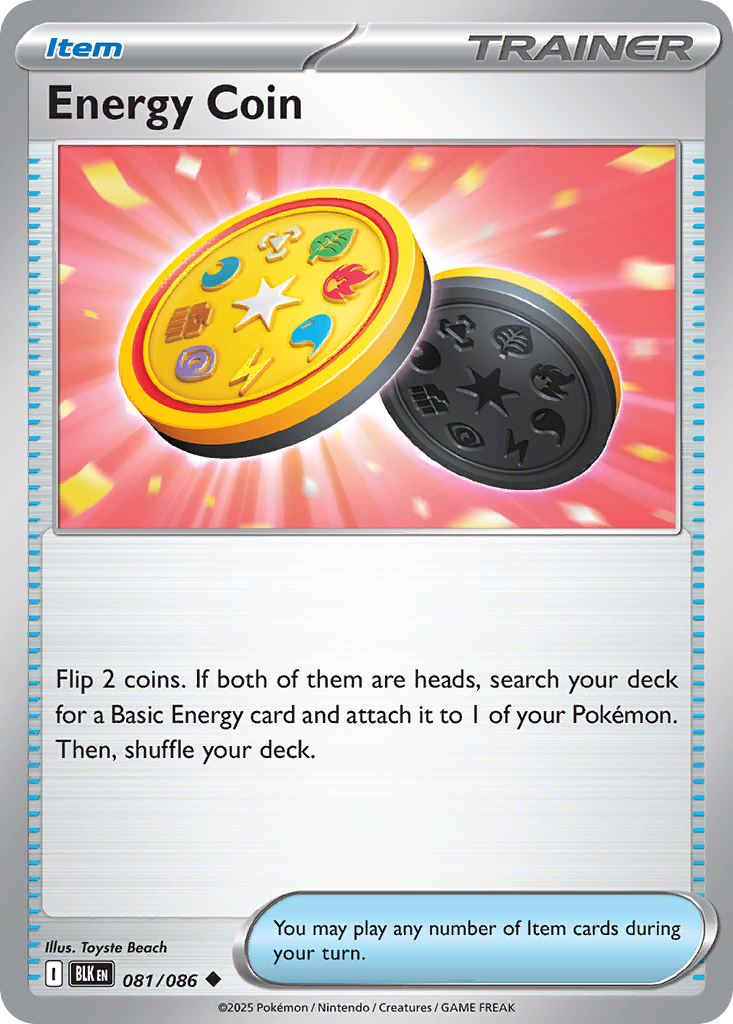 Energy Coin — Black Bolt card #81 full image