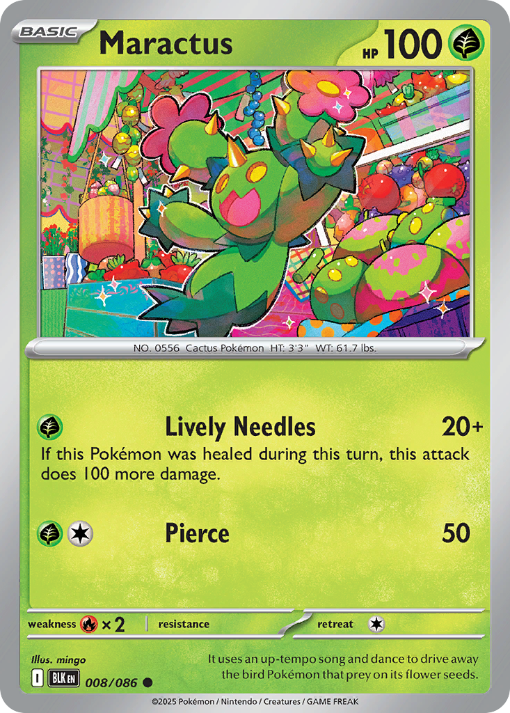 Maractus — Black Bolt card #8 full image